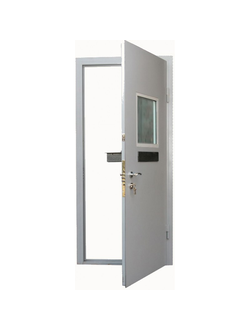 Кассовая дверь с выдвижным лотком в оружейную комнату, кассовые двери в самаре от производителя