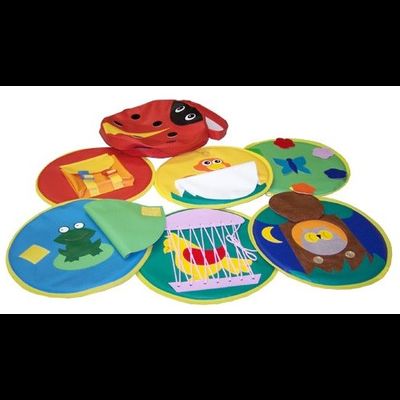 Дидактическая божья коровка (сумка+вкладыши)