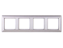 Jung EP484AL ECO profi, Рамка 4 поста, алюминий