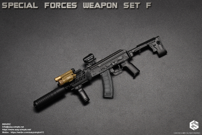Автомат АКС-74У с комплектом аксессуаров и снаряжения (Special Forces Weapon Set) - 1/6 (06045C) - Easy&Simple