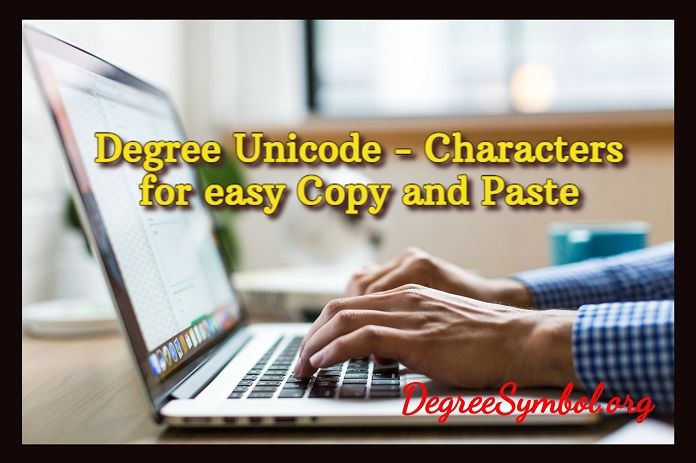 Degree Unicode