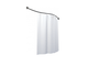 Карниз нержавеющий для штора к ванне Triton Мишель-170,прямой, по форме ванны,170 см