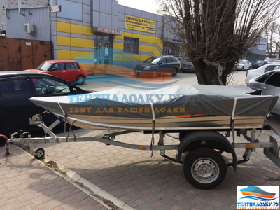 тент на вельбот 37