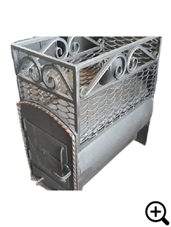 Дровяная банная печь Каменка-1 МАЛАЯ, открытая каменка