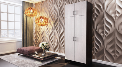 Шкаф 2-х створки с перегородкой (BTS)