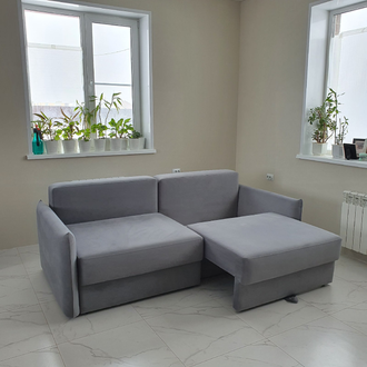 Диван МОНТИ 2 225 см темно-серый