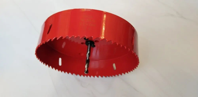 Коронка биметаллическая диаметр 116 мм глубина 40 мм