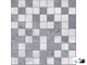 Плитка настенная Laparet Pegas серый мозаика 20 х 60 см