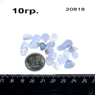 Агат сапфирин натуральный арт.20818: россыпь для декорирования