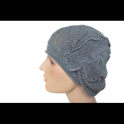 берет серого цвета из коллекции серых летних беретов Vizio Италия