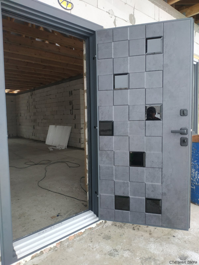 Домино Бетон урбан индиго