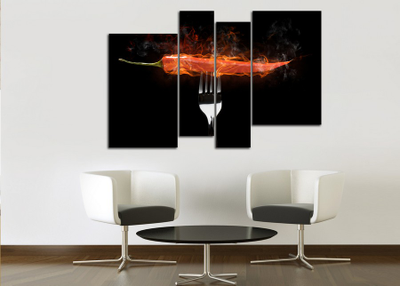 Модульная картина "Острый на вкус"