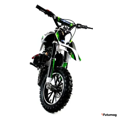 Мотоцикл миникросс MOTAX 50 (ES) Бело-зеленый