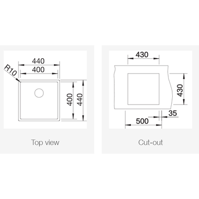 Мойка Blanco Claron 400-IF