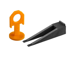 Система выравнивания плитки (клин+зажим; 250/250 шт.) Зубр 3385-H250