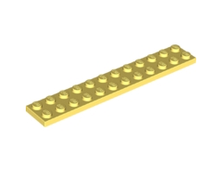 Plate 2 x 12, Bright Light Yellow (2445 / 6286848)