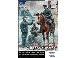 Сборная модель: (Master Box MB35212) "Срочный пакет". Немецкие военнослужащие, период Второй мировой войны