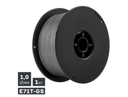 Проволока сварочная MIG, порошковая самозащитная (E71T-GS), Ø 1,0 мм, 1 кг