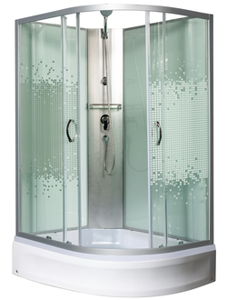 Душевая кабина Мономах Б/К 120/90/24 МЗ L без крыши