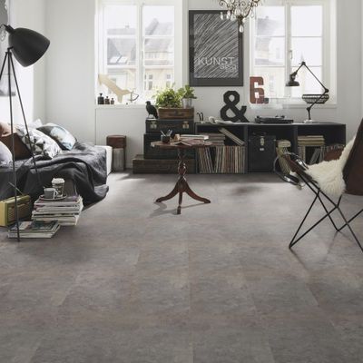 Виниловый пол Wineo 400 Stone Бетон Серый Индустриальный DB304SL