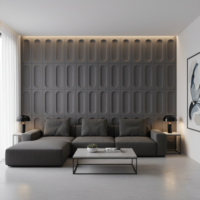 Гипсовая 3D панель "Флекса"