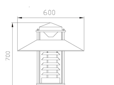 Садово-парковый светильник  Стрит 27