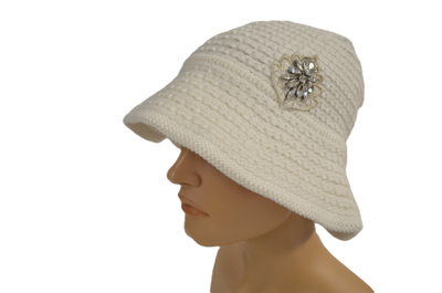 Белая итальянская шляпа из хлопка