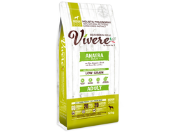 МАЛОЗЕРНОВОЙ МОНОБЕЛКОВЫЙ КОРМ VIVERE LOW GRAIN MEDIUM ADULT DUCK С УТКОЙ ДЛЯ ВЗРОСЛЫХ СОБАК СРЕДНИХ ПОРОД 12 КГ