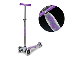 Самокат Maxi Micro Deluxe Flux LED Сиреневый