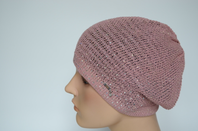 Берет розовый женский Vizio Италия 7079