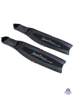 Ласты длинные 43/44 разборные Marlin EVOLUTION black L