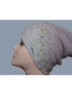 Вязаная шапка колпак женская Италия Vizio 6239 CL Тольятти фото итальянских шапок визио