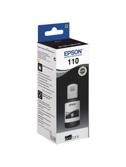 Чернила EPSON (C13T03P14A) для СНПЧ EPSON M1100/1120/2140, черный, ресурс 6000 страниц, ОРИГИНАЛЬНЫЕ