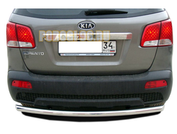 Защита заднего бампера труба (радиус) d60 для Kia Sorento (2009-2012)