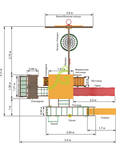 Детская площадка IgraGrad Спорт 2