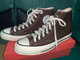 Кеды Converse All Star Burnt Umber коричневые высокие мужские