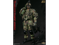 Американский десантник с пулеметом (лимитированная версия) - КОЛЛЕКЦИОННАЯ ФИГУРКА 1/6 75th RANGER REGIMENT AIRBORNE SAW GUNNER LIMITED VER (78094F) - DAMTOYS