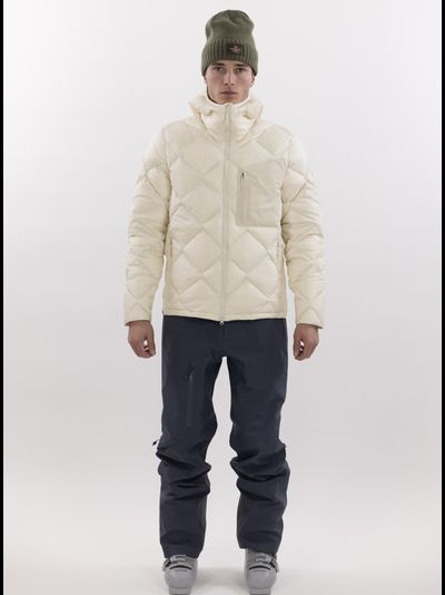 Ultralight Down Hood Jacket (Almond milk)  второй слой M