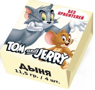 Tom and Jerry конфеты жевательные со вкусом дыня11,5 гр
