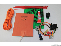 Подогрев топлива в баке до 100л на 12В (100Вт, терм.90)