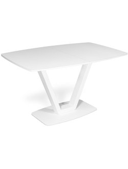 ANCEL белый/ экстрабелое стекло 130(+40)x80