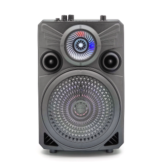 КОЛОНКА БЛЮТУЗ АКТИВНАЯ НАПОЛЬНАЯ С МИКРОФОНОМ И ПУЛЬТОМ ОТ22