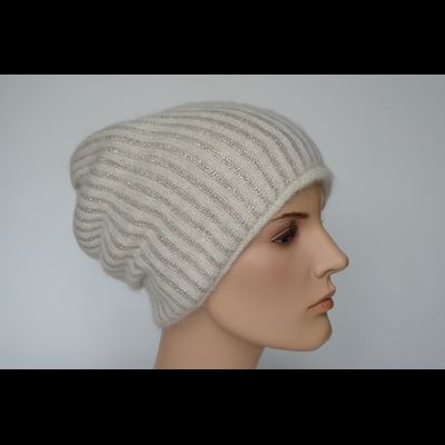 Шапка Vizio Италия 1000 CL белая вязаная