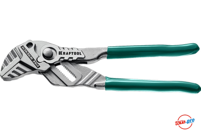 Клещи переставные-гаечный ключ Kraftool Vise-Wrench 180мм 22063