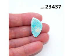 Бирюза натуральная (необработанная) Армения арт.23437: 3,3г - 24*13*10мм