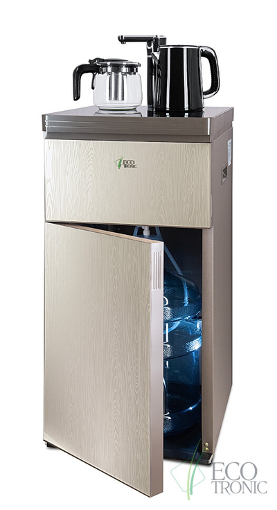 Кулер с чайным столиком Тиабар Ecotronic TB7-LE gold