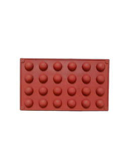 Силиконовая форма полусфера d-2,8 см, 24 ячейки купить в Калининграде