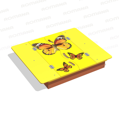 Песочница с крышкой для детской площадки Romana 057.36.00