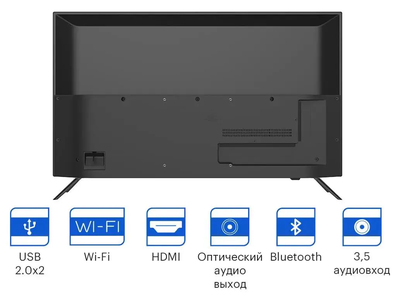 Телевизор KIVI 40F740NB 40", Smart, Google ATV, Full HD  Черный
