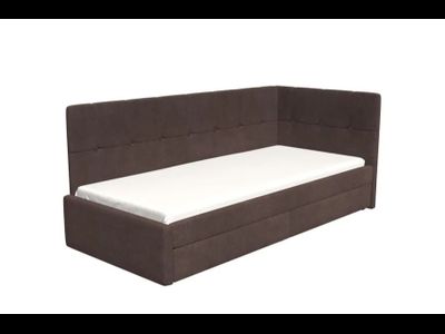 Кровать-тахта Агата Коричневая (Бонмебель)